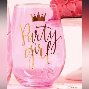 Jumbo “Party Girl” Stemless 30 oz. Wine Glass